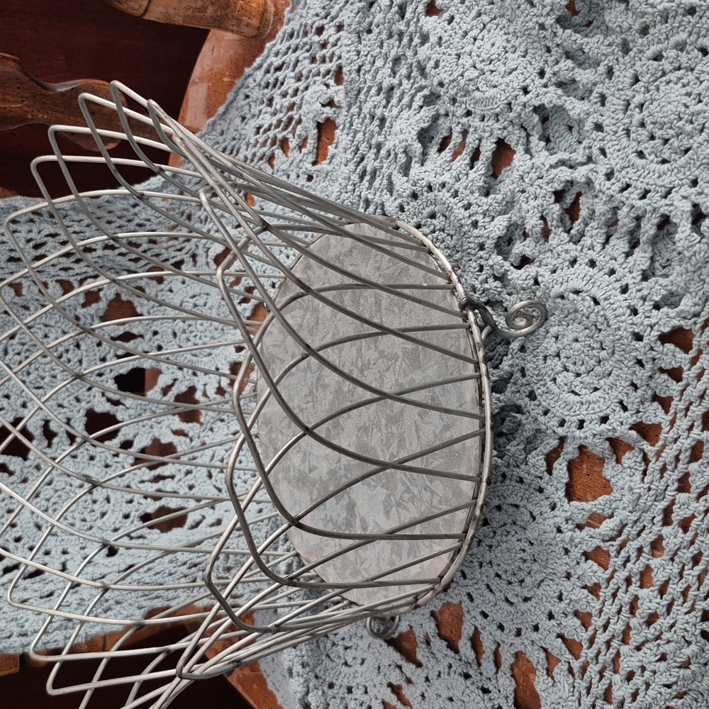 JCPenney Silver Wire Basket